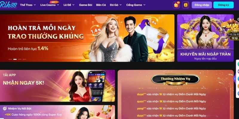 Rik88 – Nhà Cái Cá Cược Trực Tuyến Đáng Chơi Nhất Năm 2026